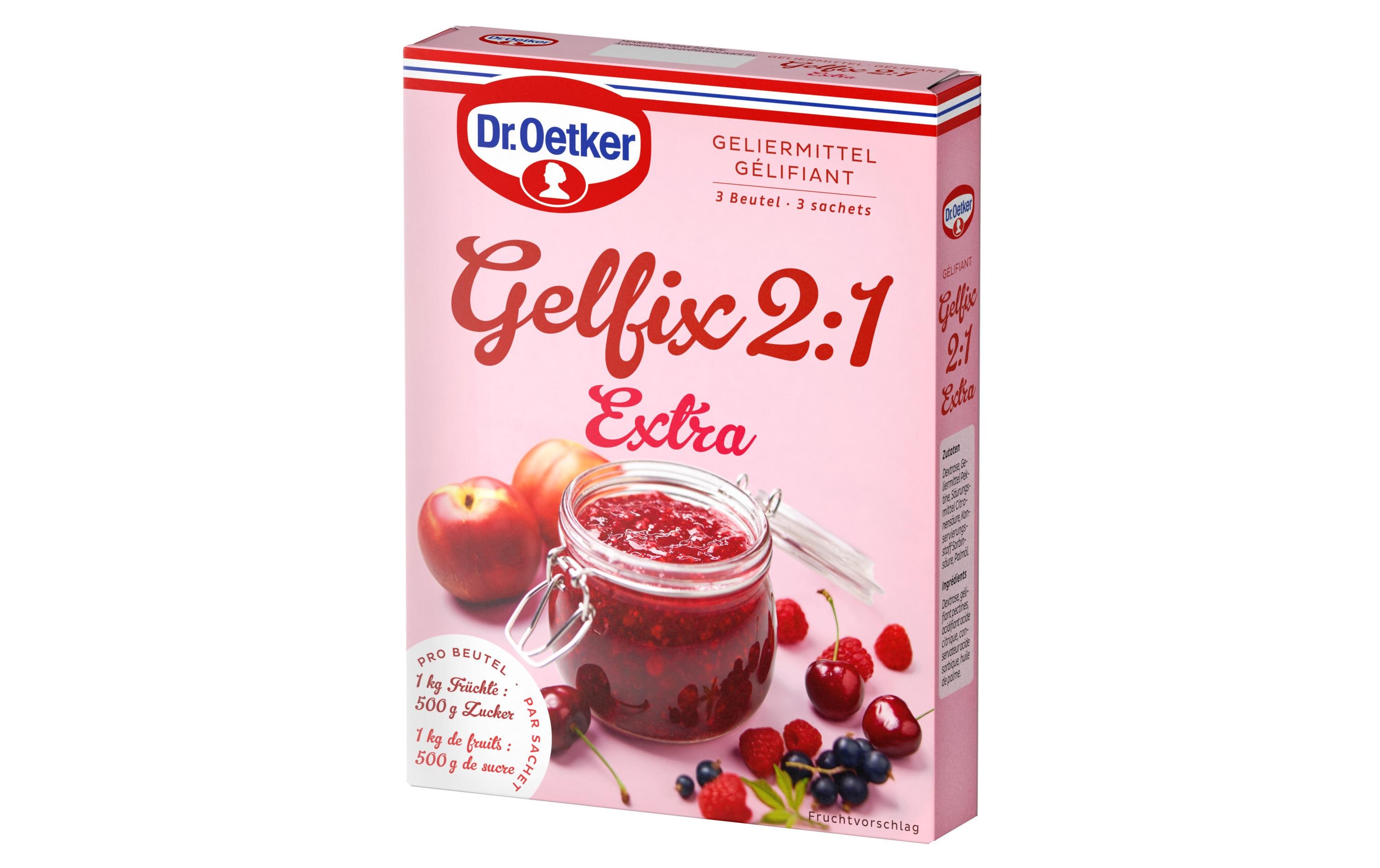 Dr.Oetker Gelatine Gelfix Extra 2:1 3 x 25 g Dr.Oetker Gelatine Gelfix Extra 2:1 3 x 25 g