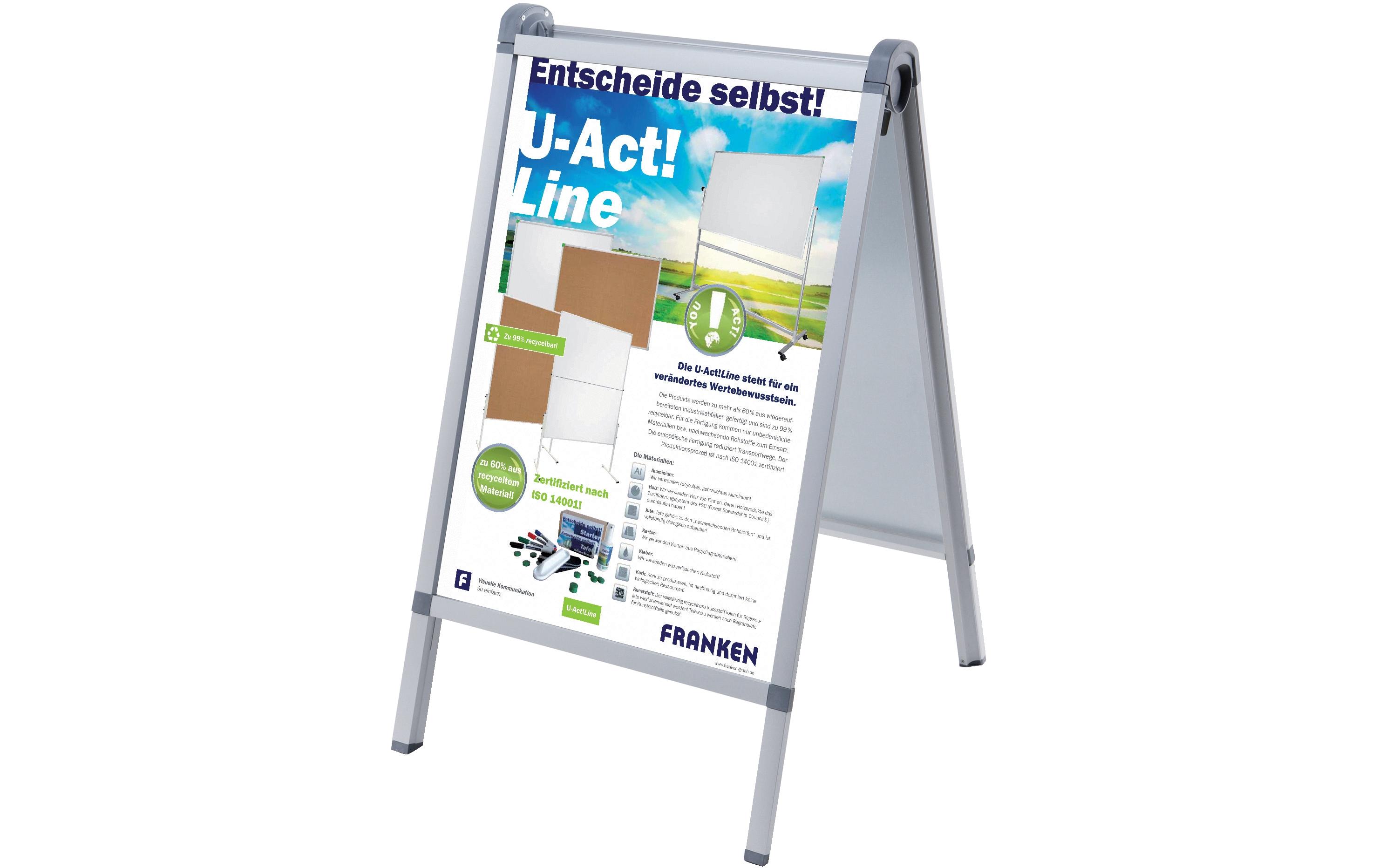 Franken Plakatständer Outdoor Pro A1