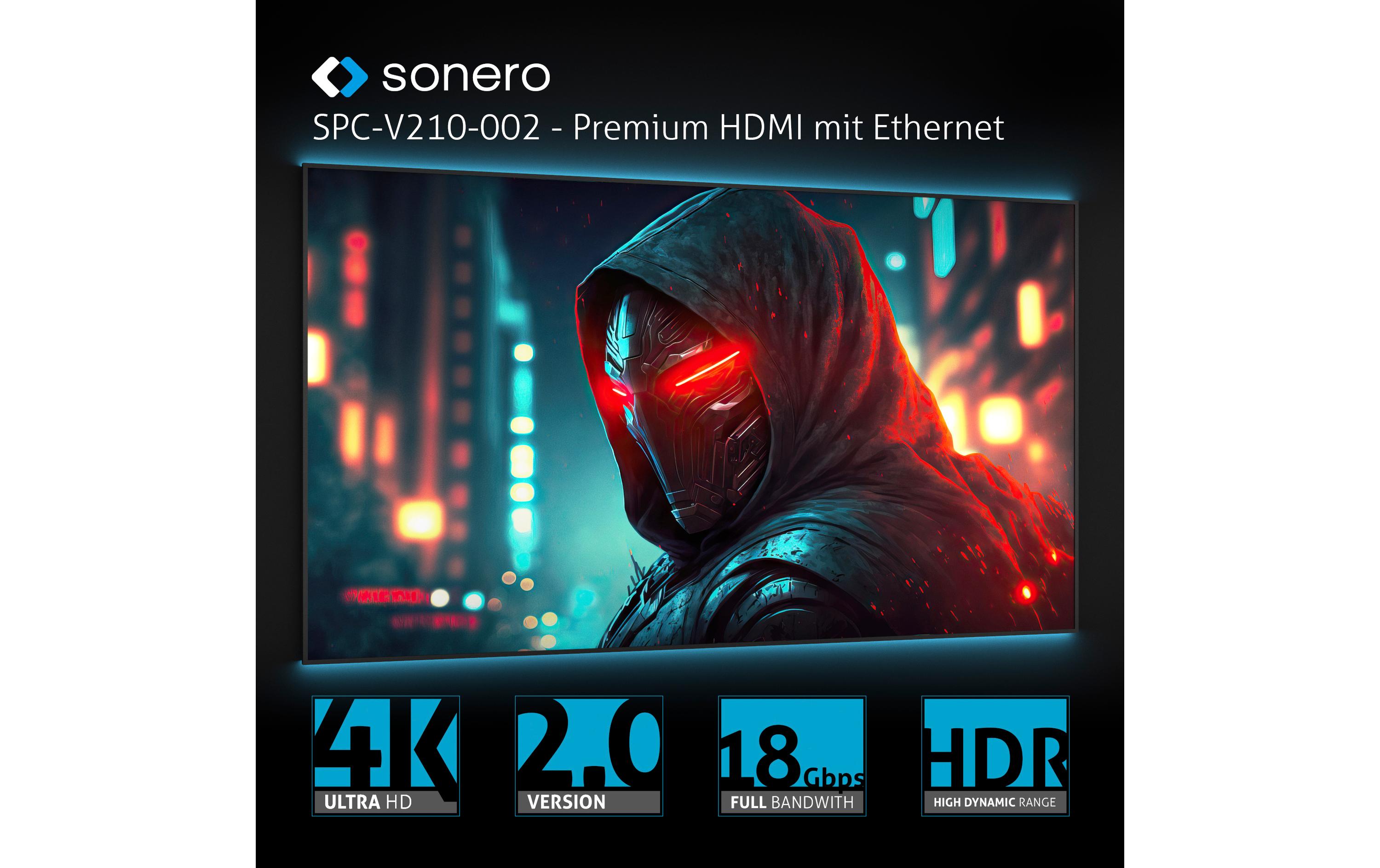 sonero Adapterkabel USB Type-C - HDMI