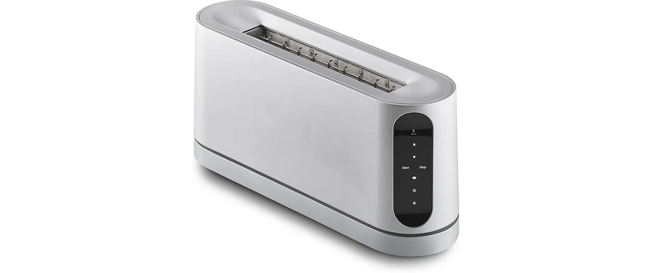 Jacob Jensen Toaster Long Slot Silber Jacob Jensen Toaster Long Slot Silber