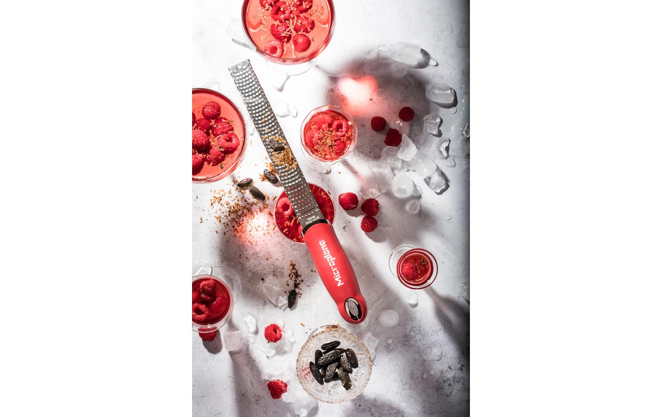 Microplane Gourmet Premium Zester/Reibe Rot/Silber