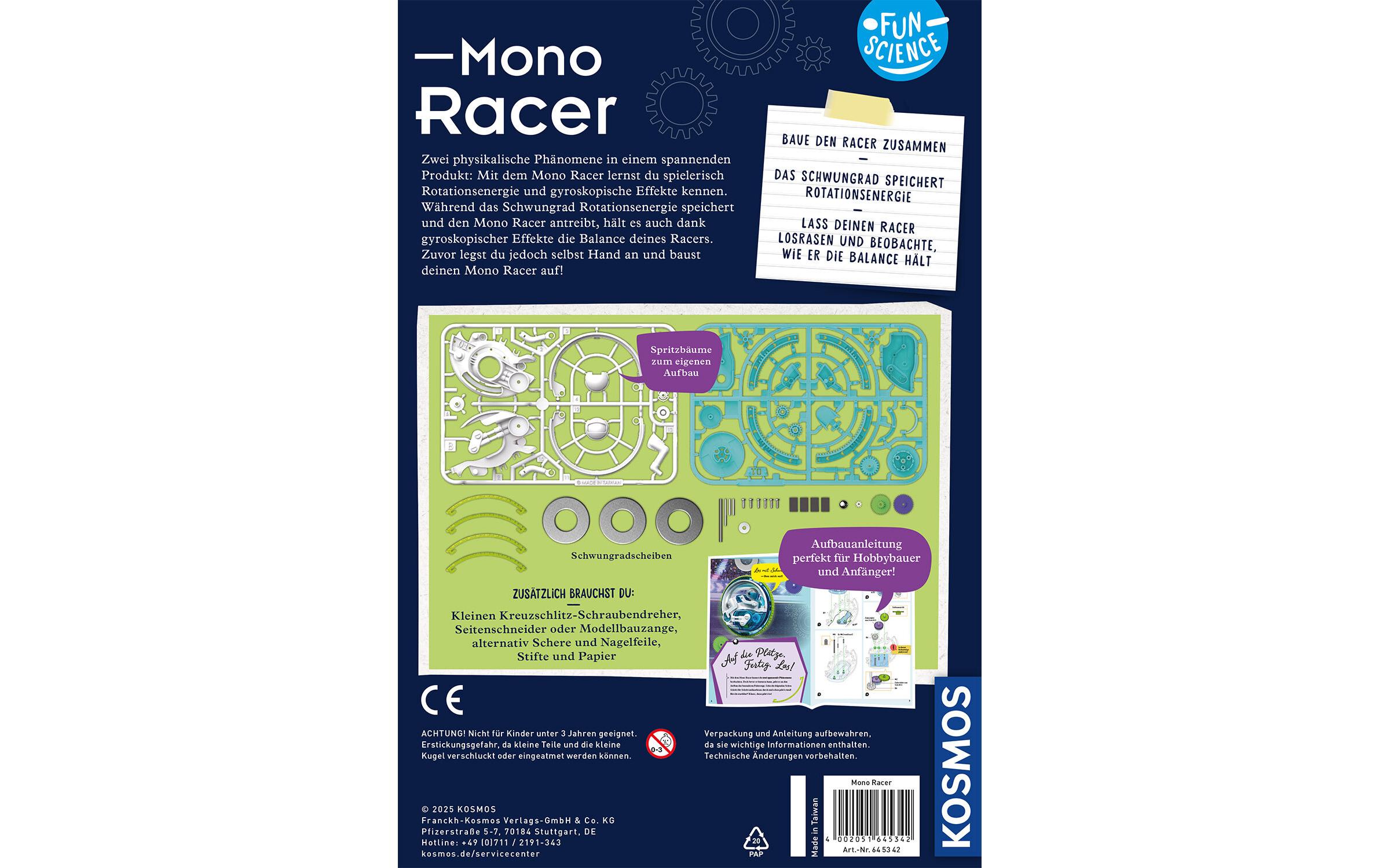 Kosmos Experimentierkasten Fun Science Mono-Racer Kosmos Experimentierkasten Fun Science Mono-Racer