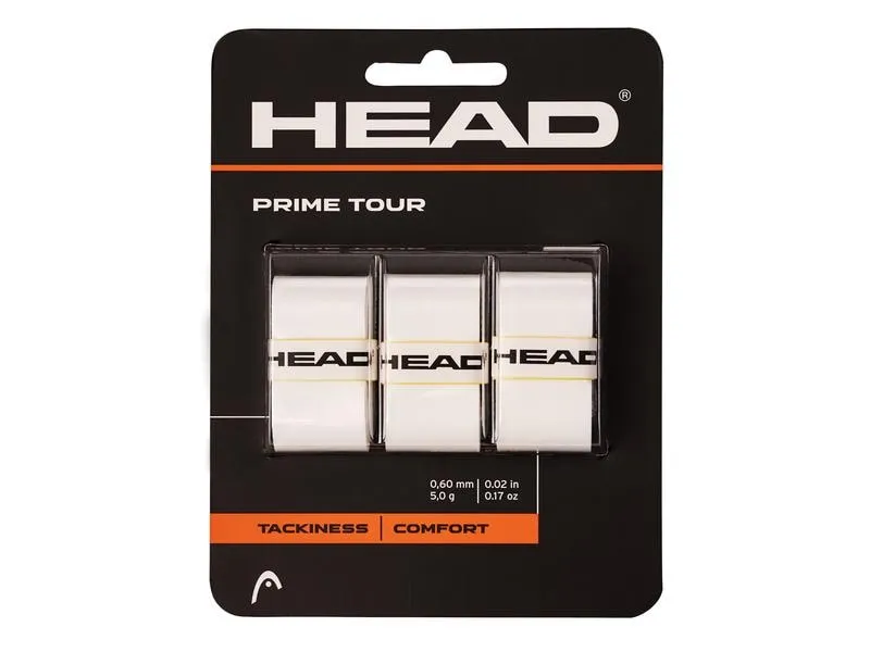 HEAD Over Grip Prime Tour 3er-Pack Weiss