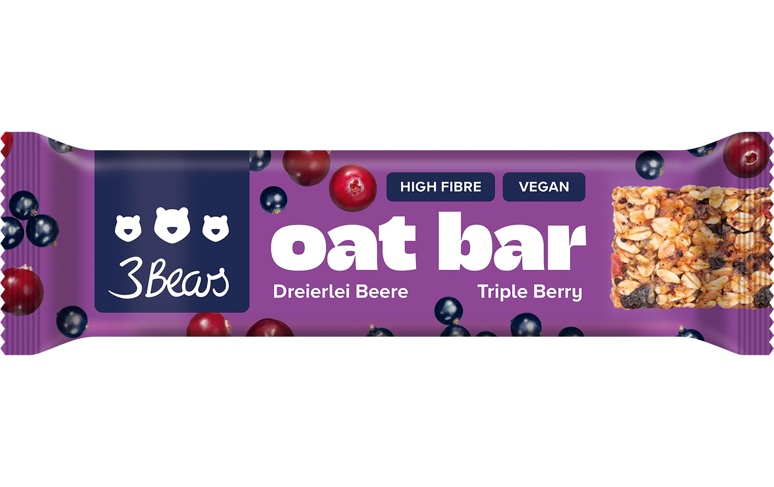 3Bears Oat Bar – dreierlei Beere 45 g