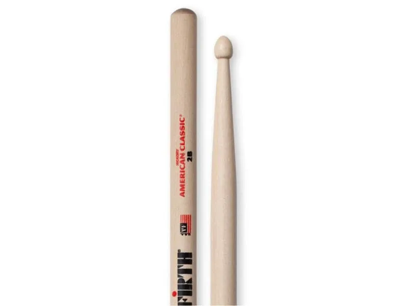 Vic Firth Drumsticks VF2B American Classic 2B – 1 Paar Vic Firth Drumsticks VF2B American Classic 2B – 1 Paar