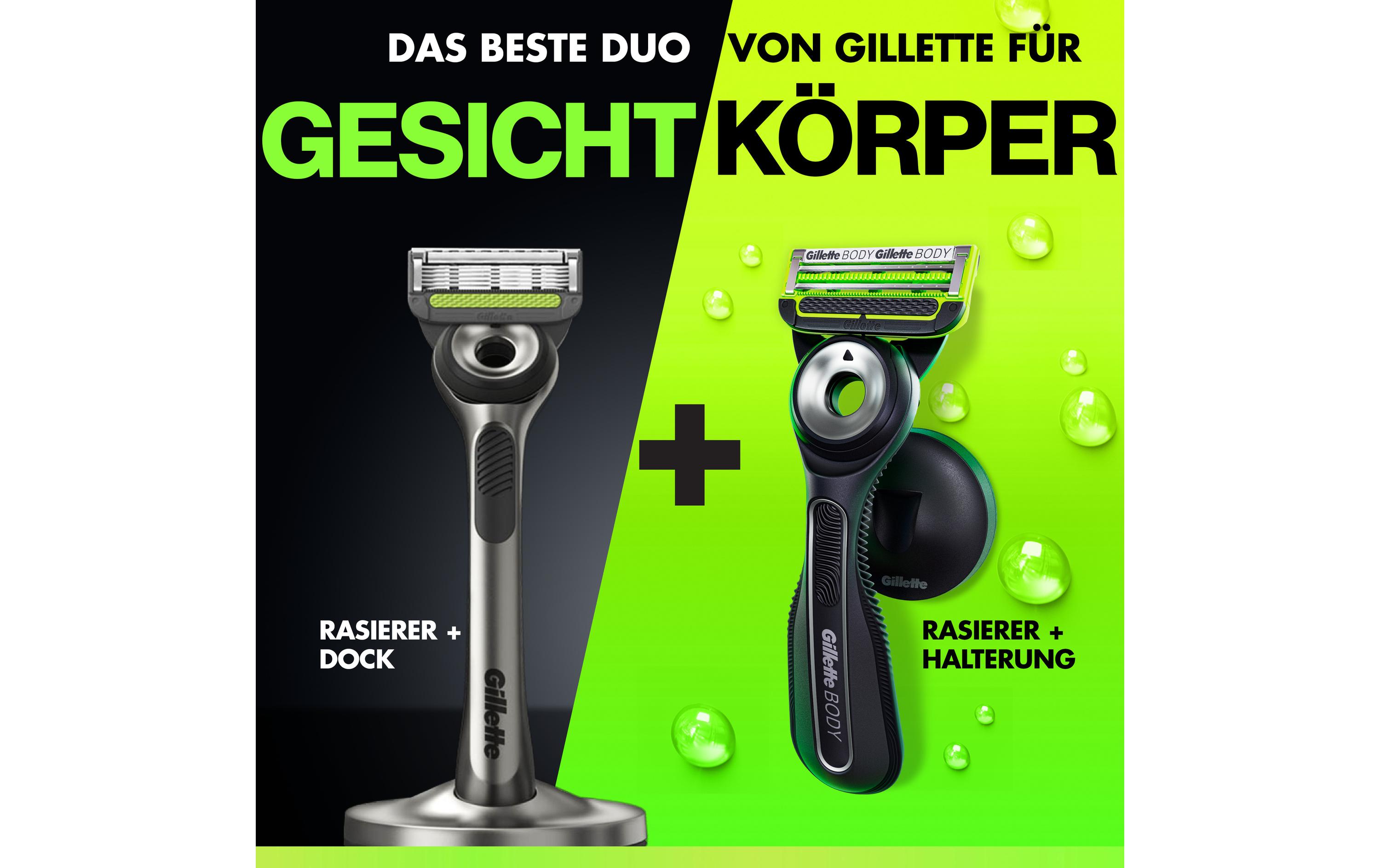 Gillette Rasierer mit Reinigungselement Duo Pack