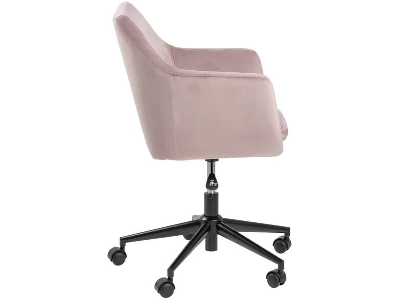 AC Design Bürostuhl Nora, mit Polsterrücken und Armlehnen, Dusty Rose AC Design Bürostuhl Nora, mit Polsterrücken und Armlehnen, Dusty Rose