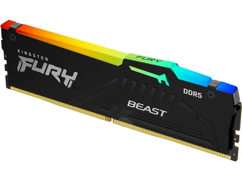 Kingston DDR5-RAM FURY Beast RGB 6000 MHz 1x 16 GB Kingston DDR5-RAM FURY Beast RGB 6000 MHz 1x 16 GB