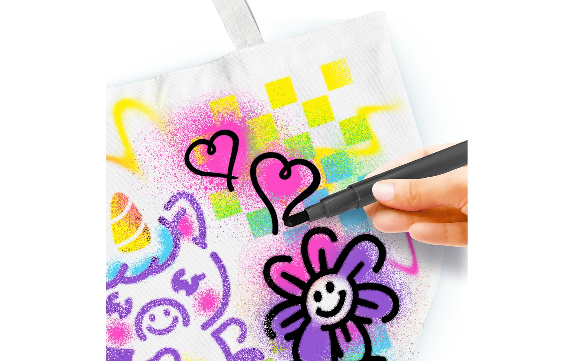 Canal Toys Bastelset Airbrush Art Fashion Design Kit