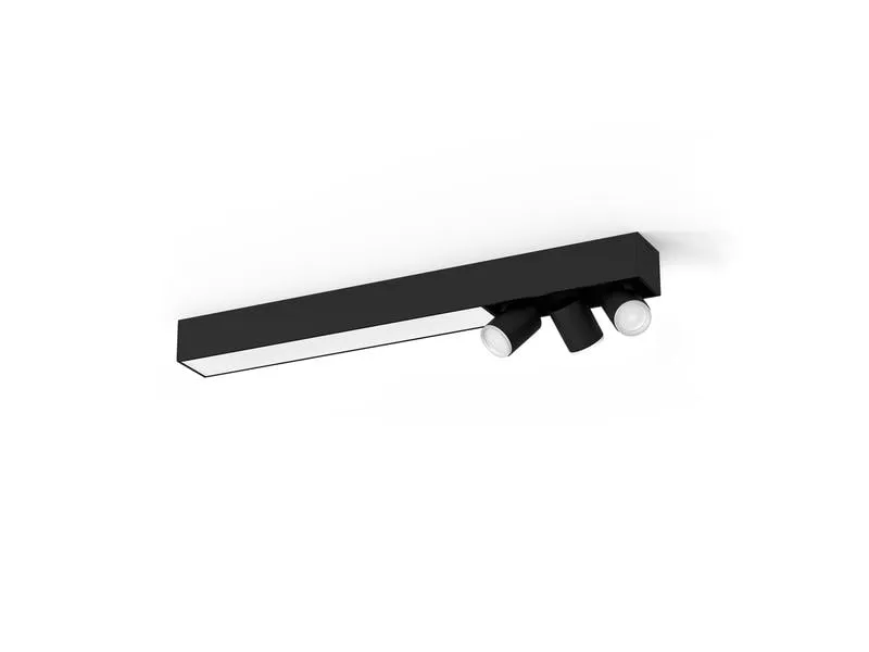 Philips Hue White & Color Ambiance Centris 3-Deckenspot Schwarz Philips Hue White & Color Ambiance Centris 3-Deckenspot Schwarz