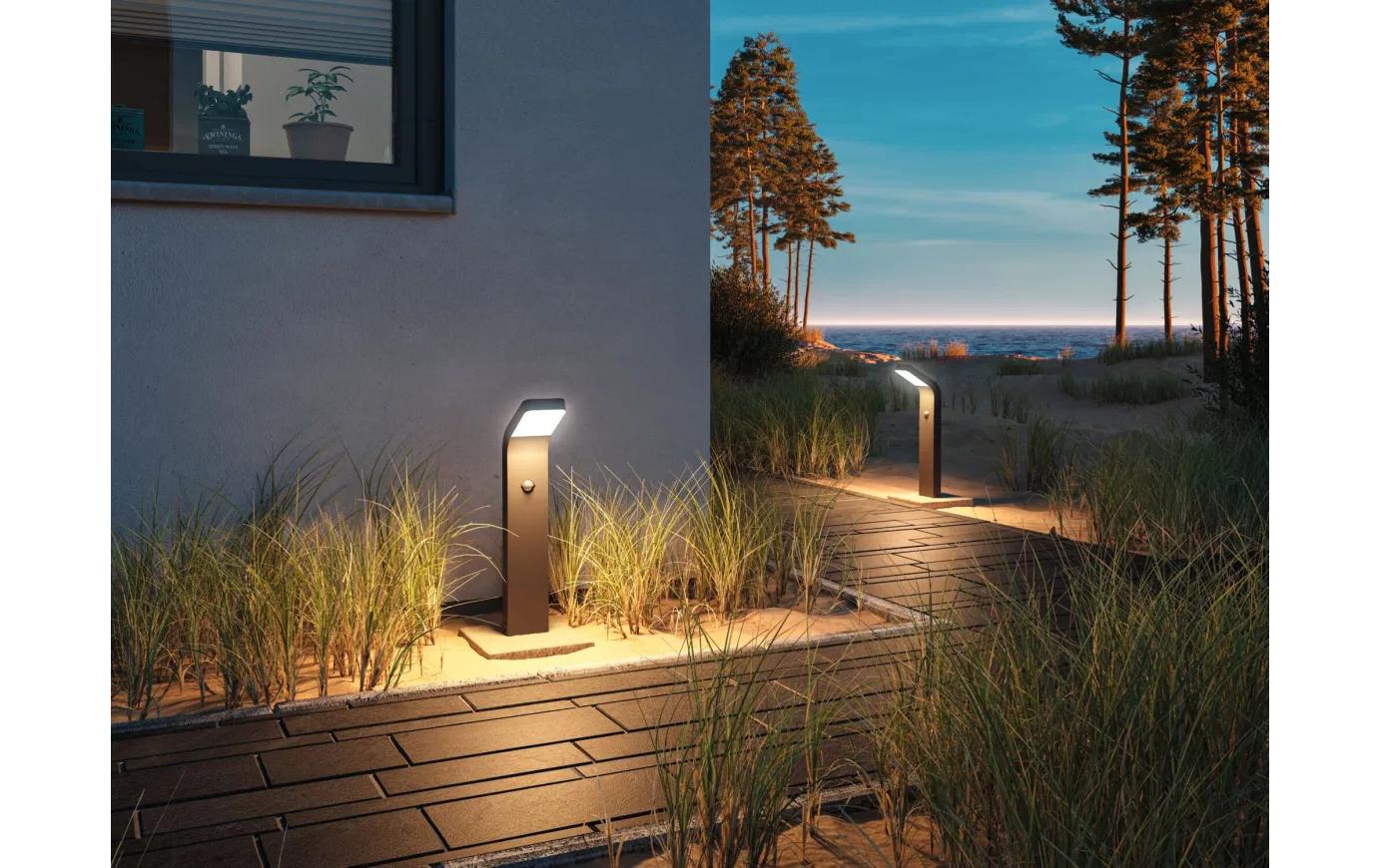 Paulmann Wegeleuchte LED Kulma Dämmerungsgesteuerter Bewegungsmelder