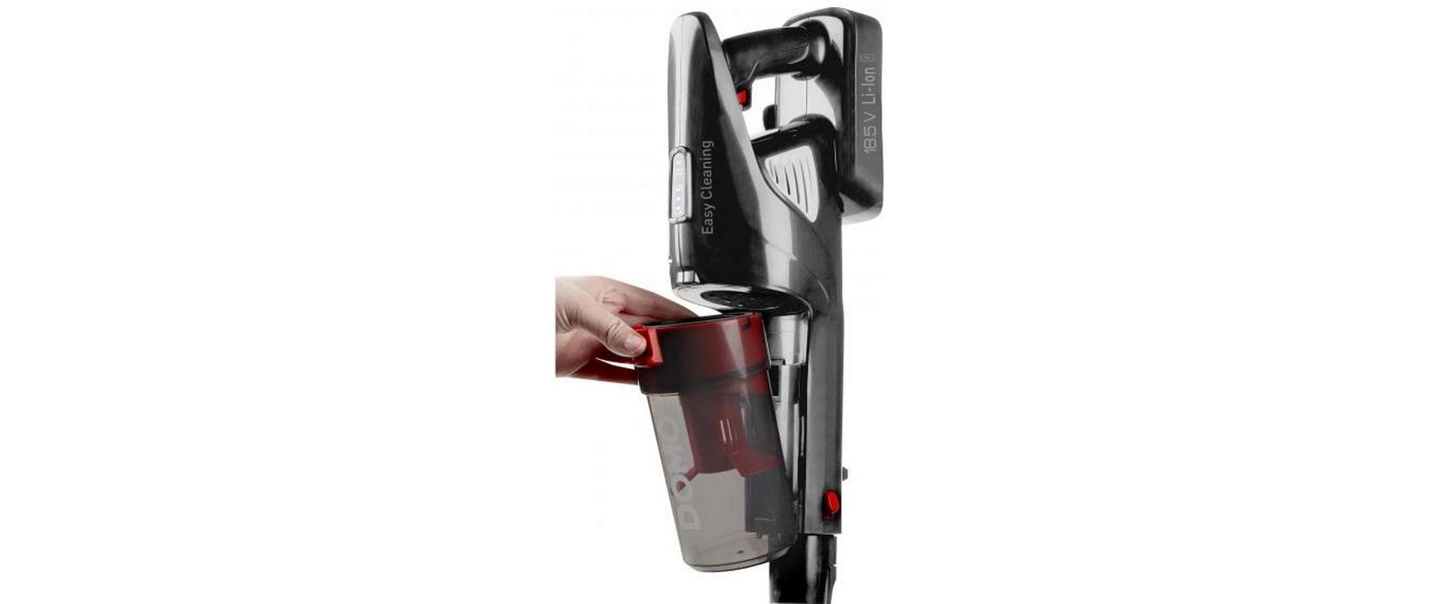 Domo Akku-Hand- und Stielsauger DO1032SV Dunkelgrau