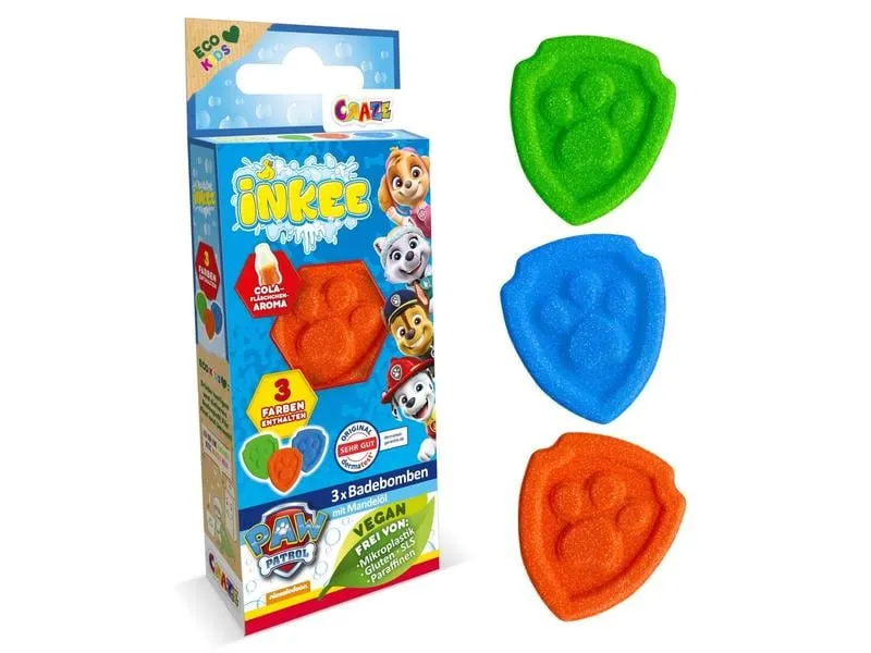 Craze Badespass Inkee Badebomben Paw Patrol 3er-Set Craze Badespass Inkee Badebomben Paw Patrol 3er-Set