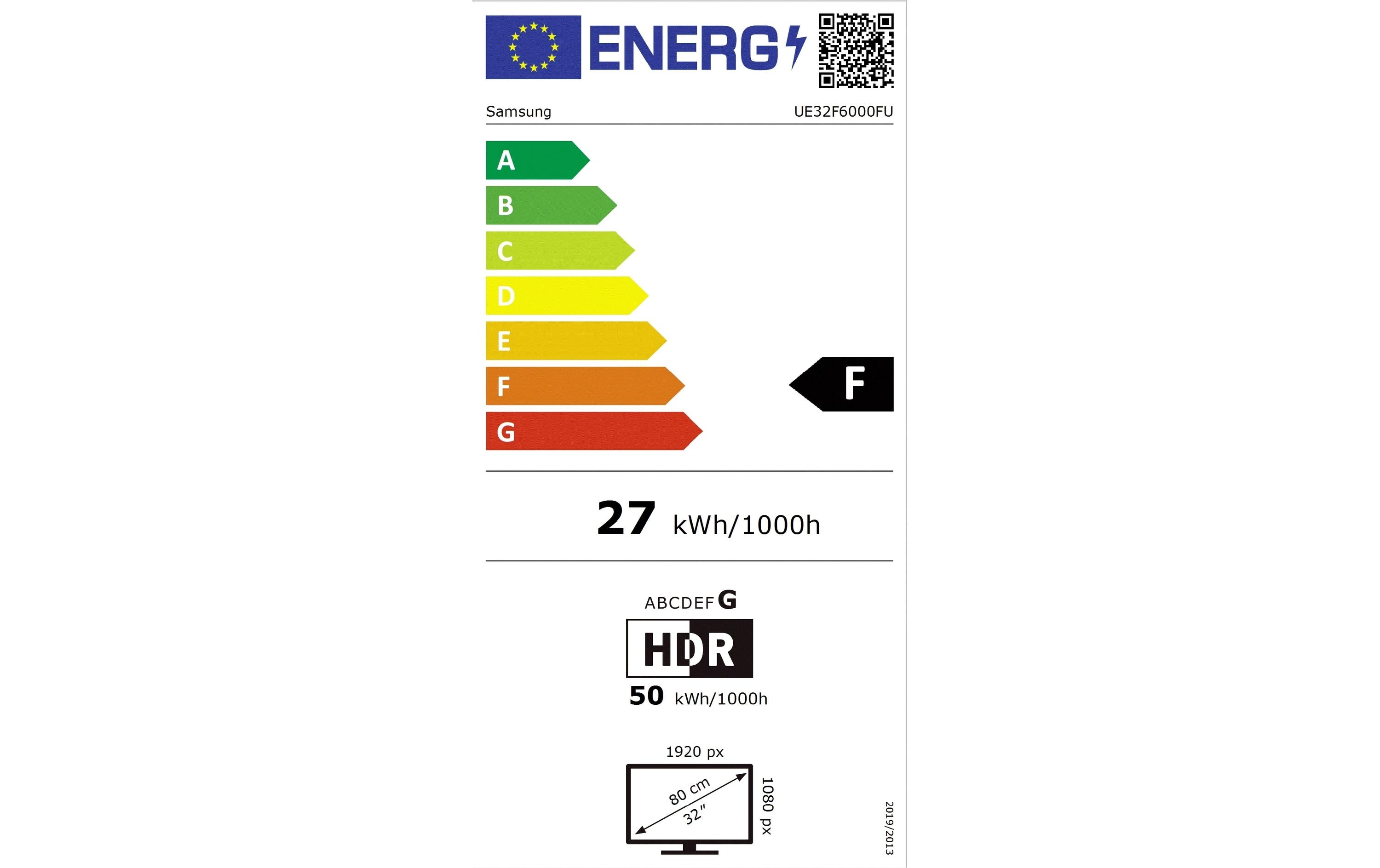 Samsung TV UE32F6000F 32'' F6000F Full HD TV, 2025