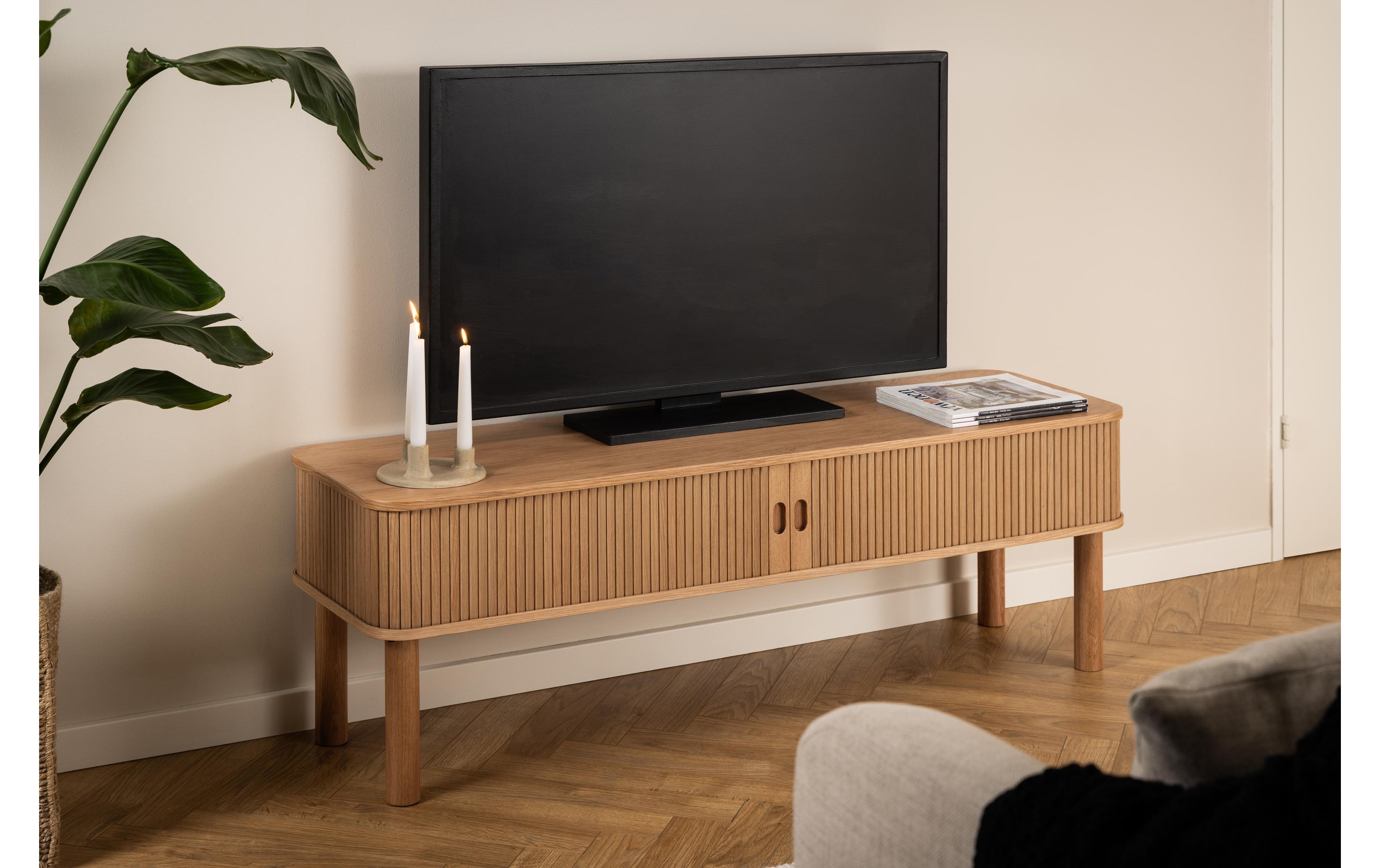 AC Design TV-Möbel Langley 140 x 40 cm, Braun