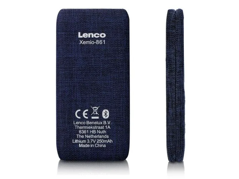 Lenco MP3 Player Xemio-861 Blau Lenco MP3 Player Xemio-861 Blau