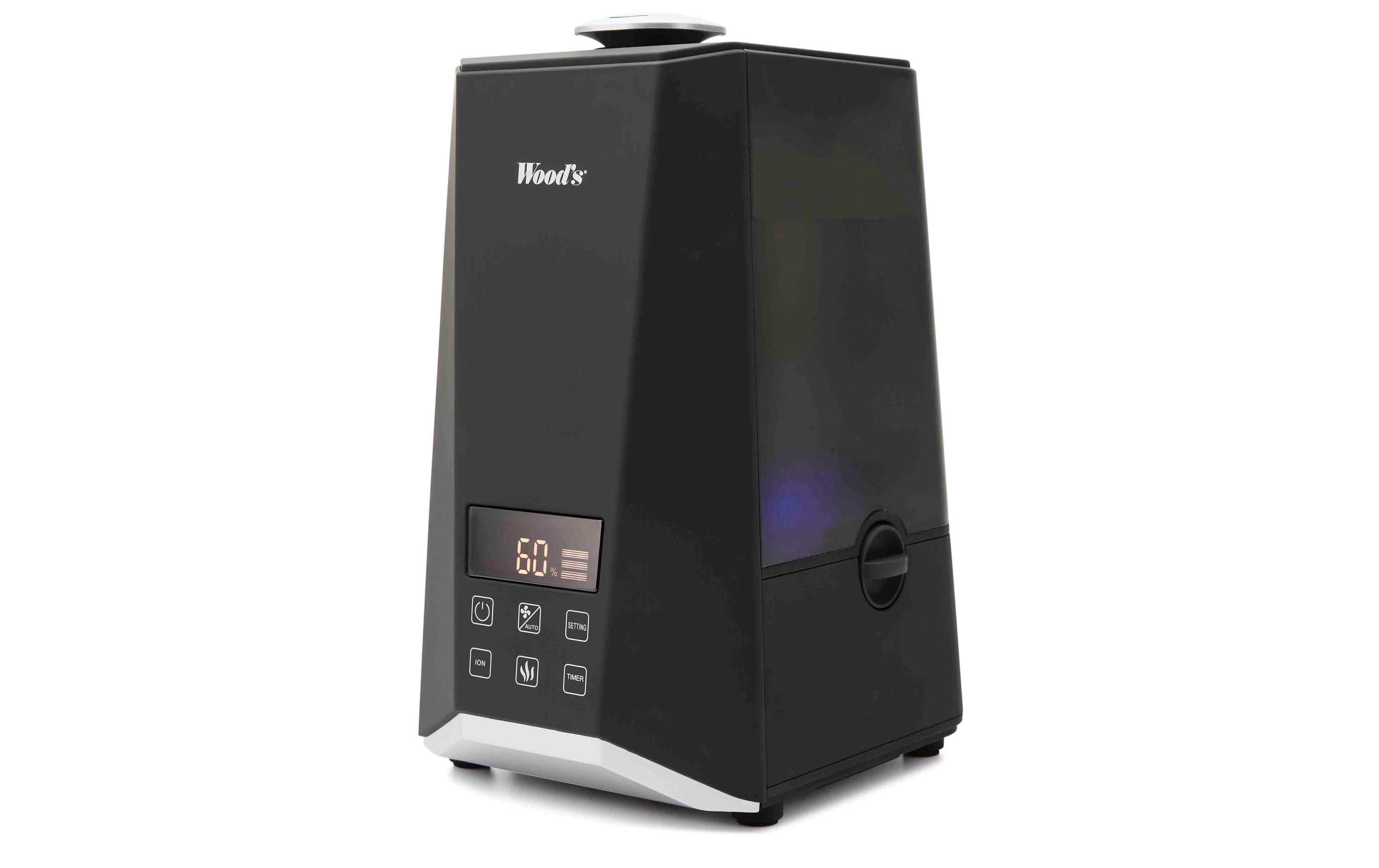 Wood's Ultraschall-Luftbefeuchter hybrid WHU600 50 m² Schwarz Wood's Ultraschall-Luftbefeuchter hybrid WHU600 50 m² Schwarz