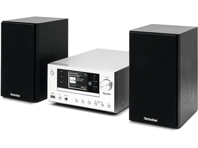 Technisat Micro-HiFi Anlage Viola 710 CD IR Schwarz/Silber