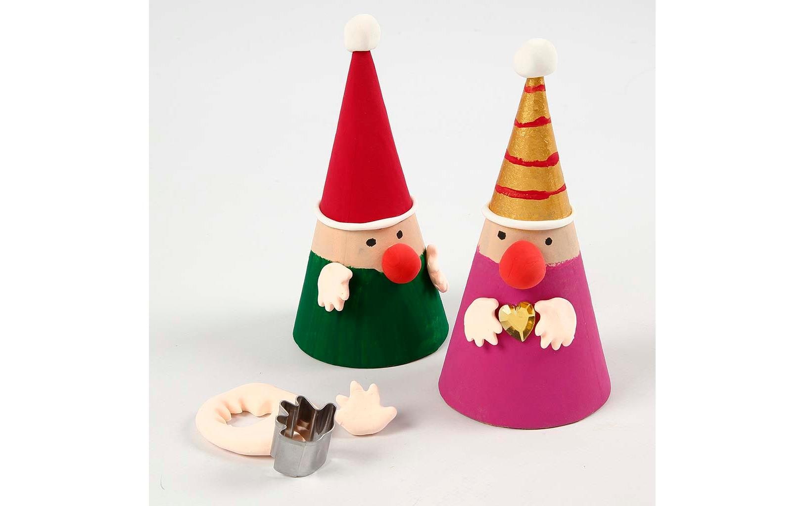 Creativ Company Papp-Kegel 10 Stück, Braun