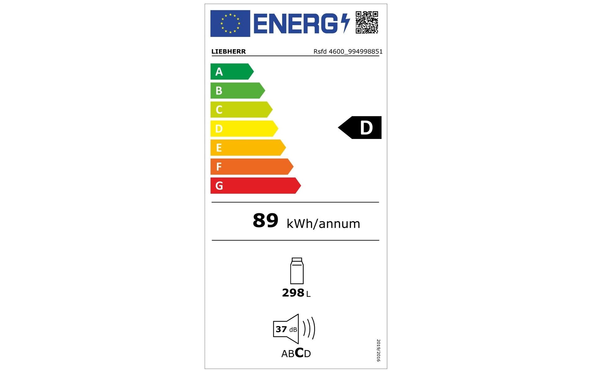Liebherr Kühlschrank Rsfd 4600 Pure Rechts/Wechselbar Liebherr Kühlschrank Rsfd 4600 Pure Rechts/Wechselbar