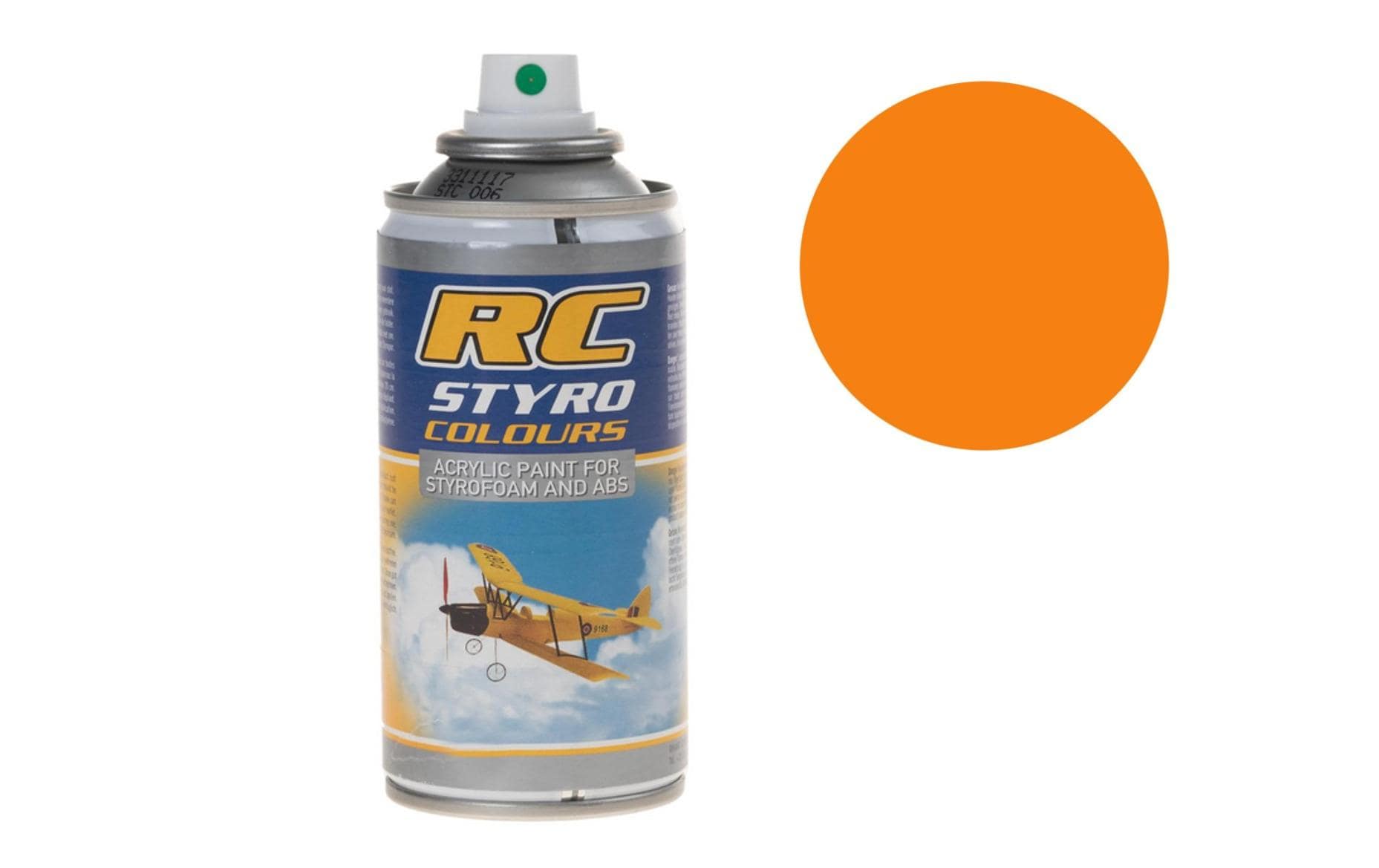 Ghiant Kunststoffspray RC STYRO Orange 022 150 ml