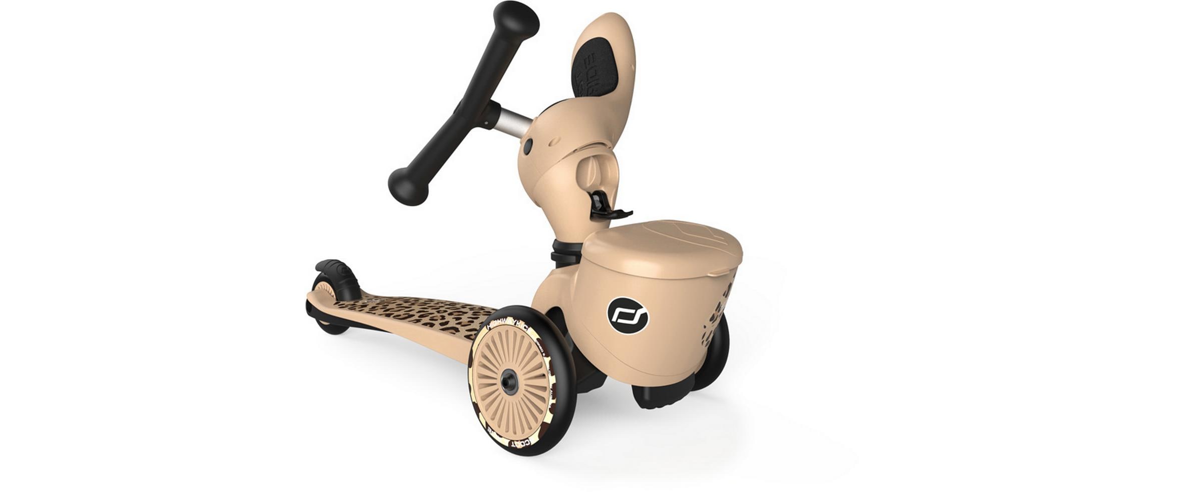 Scoot and Ride Scooter Leopard Beige