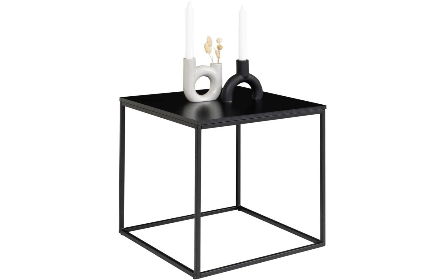 House Nordic Beistelltisch Vita 45 x 45 cm, Schwarz
