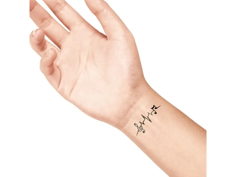 LaDot Tattoostempel Lebenslinie Medium