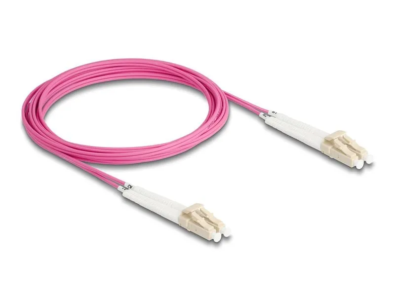 Delock LWL-Patchkabel Multimode LC – LC, OM4, Duplex, 3 m Delock LWL-Patchkabel Multimode LC – LC, OM4, Duplex, 3 m