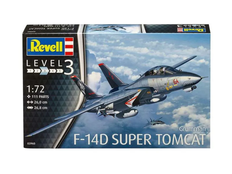 Revell Bausatz Grumman F-14D Super Tomcat 1:72 Revell Bausatz Grumman F-14D Super Tomcat 1:72