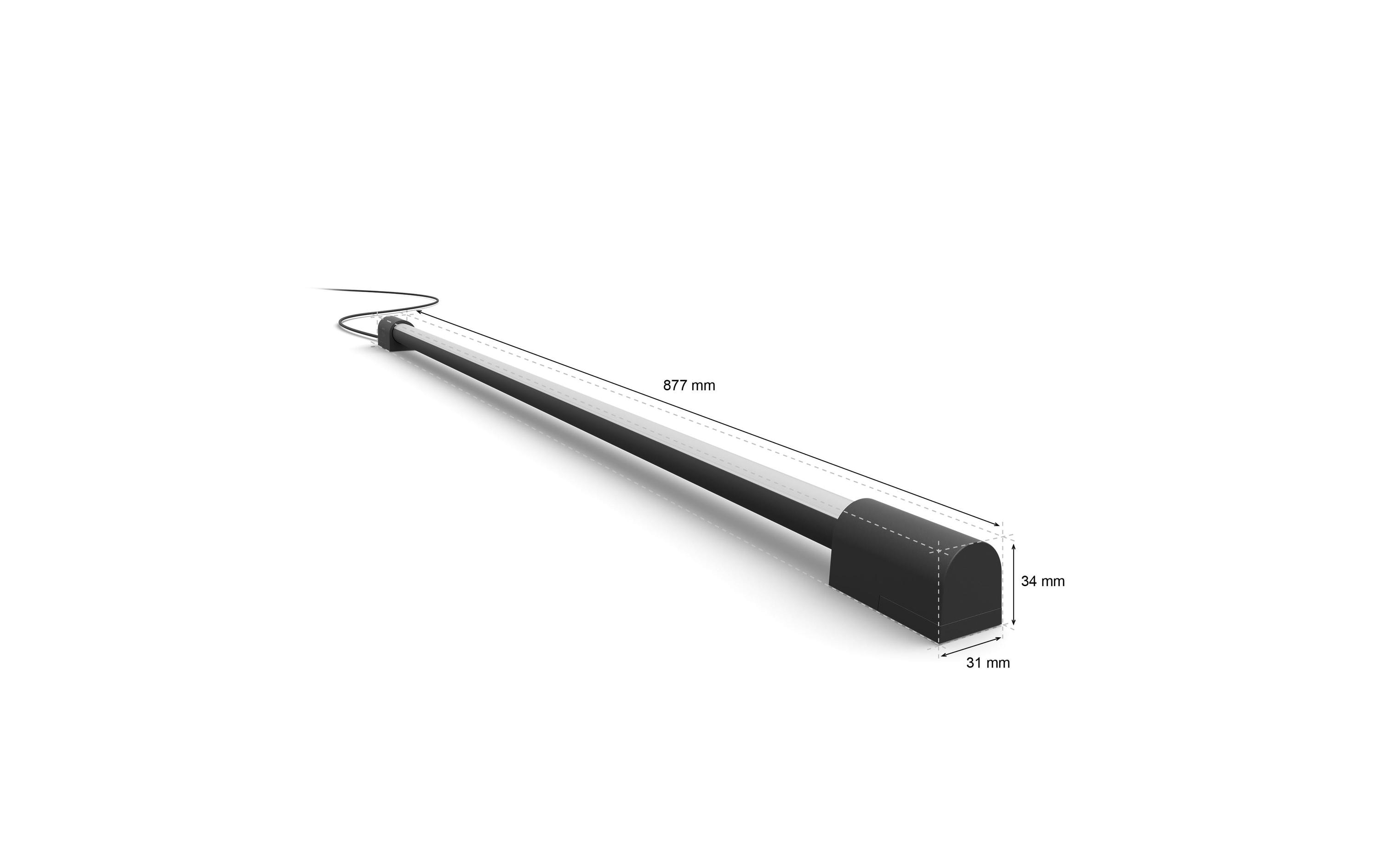 Philips Hue Play Gradient Light Tube Schwarz 90 cm