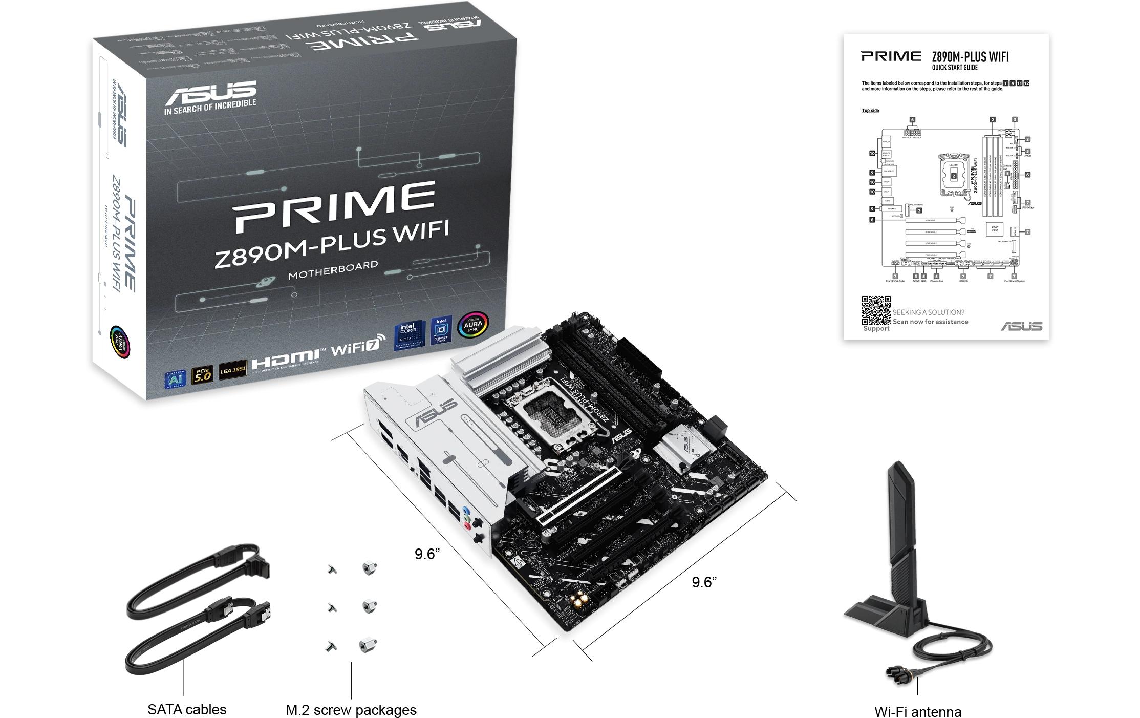 ASUS Mainboard Prime Z890M-Plus WIFI