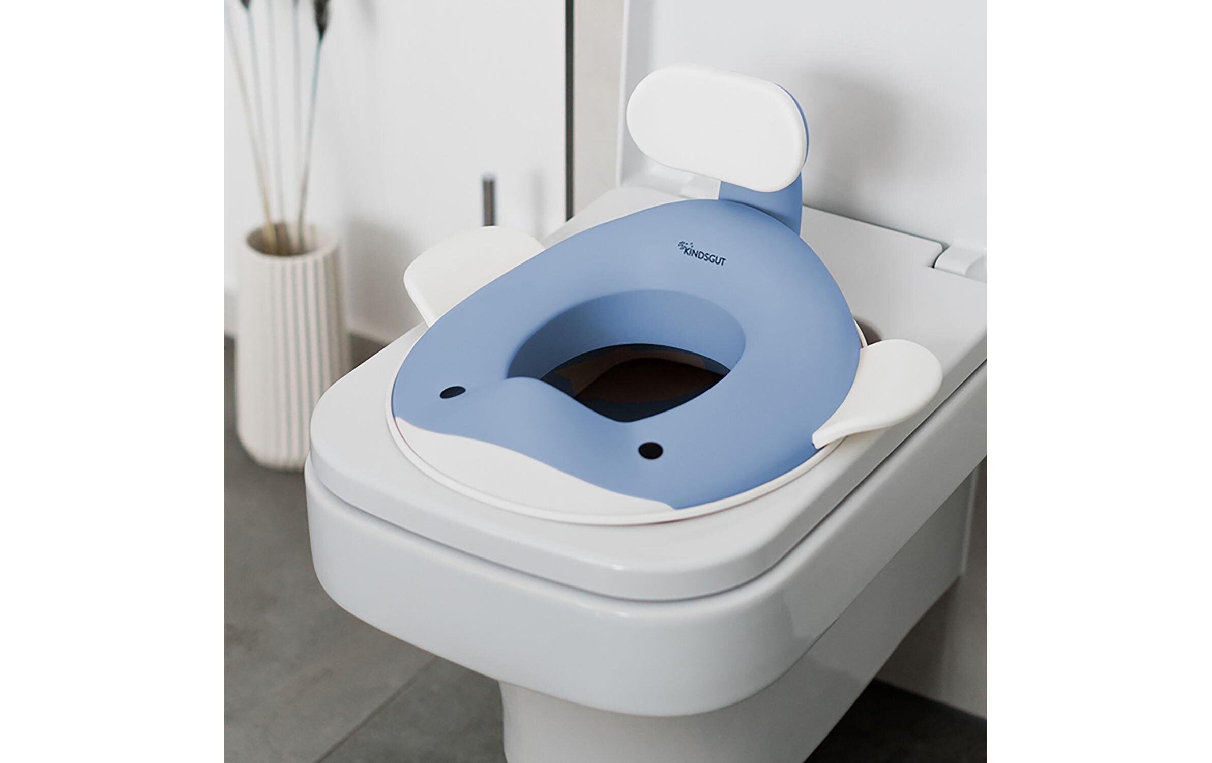 Kindsgut Toilettensitz Wal Taubenblau