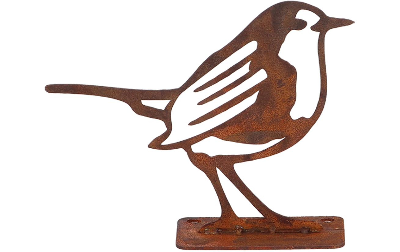 Esschert Design Dekofigur Rotkehlchen Rostbraun