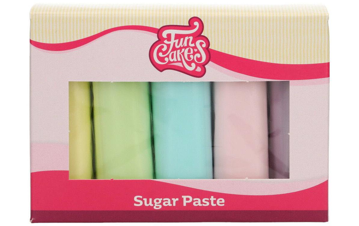 Funcakes Rollfondant FunCakes Pastellfarben 5 Rollen