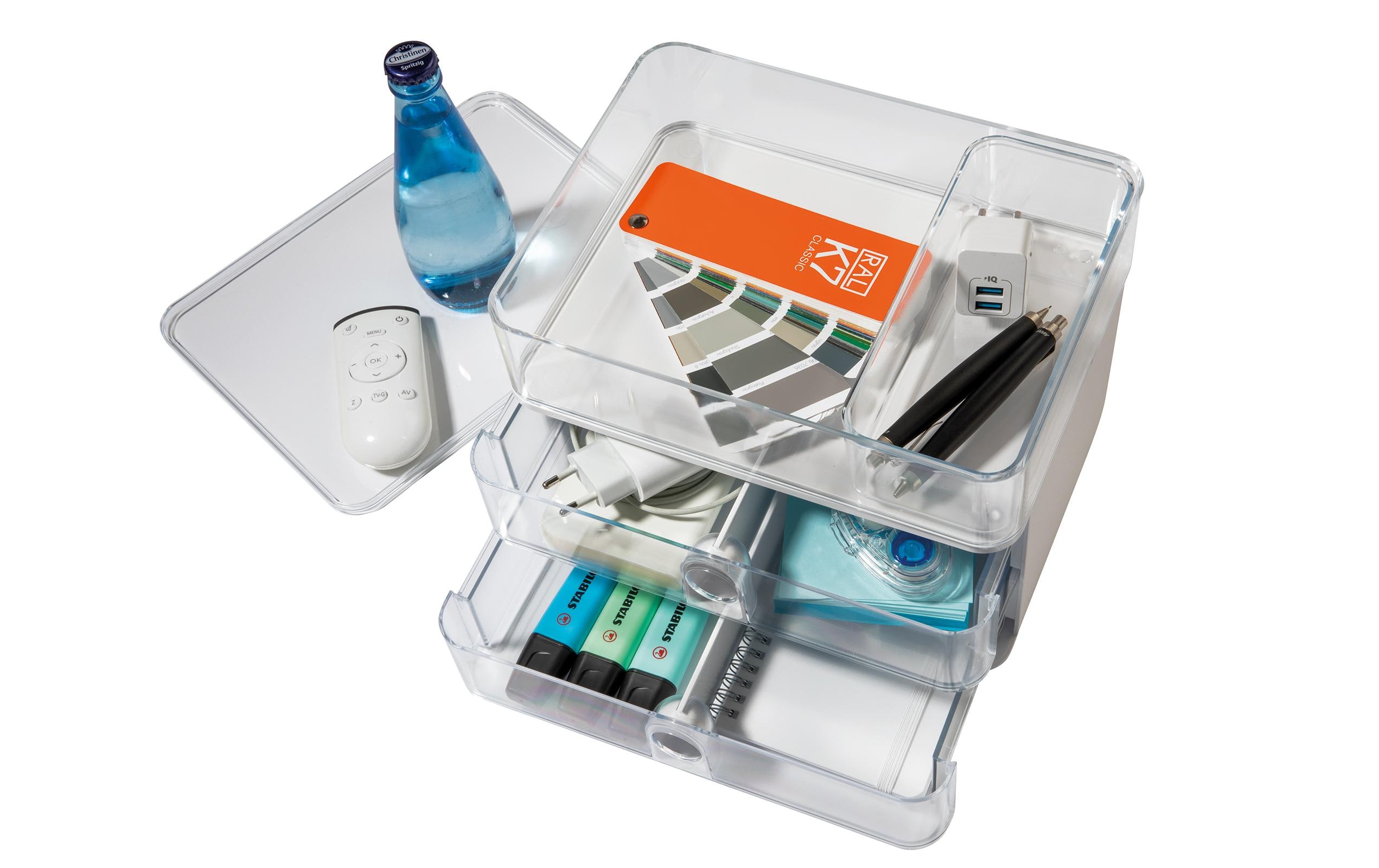 HAN Schubladenbox Allison Smart-Box Plus 2 Schubladen, Grau