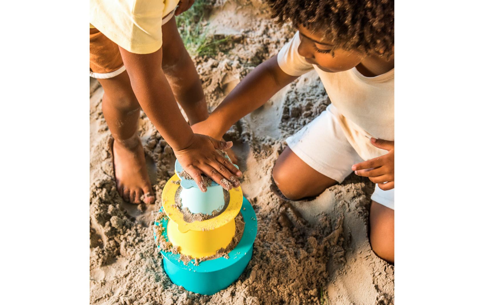 Quut Sandspielzeug Alto – Lagoon / Banana Blue 3 Teile