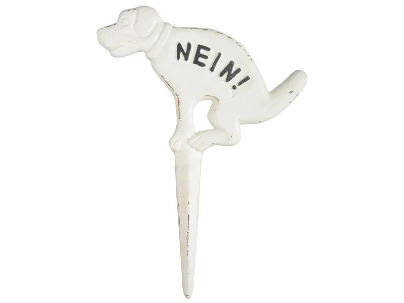 Esschert Design Gartenstecker Hundeklo Nein! 31.5 cm