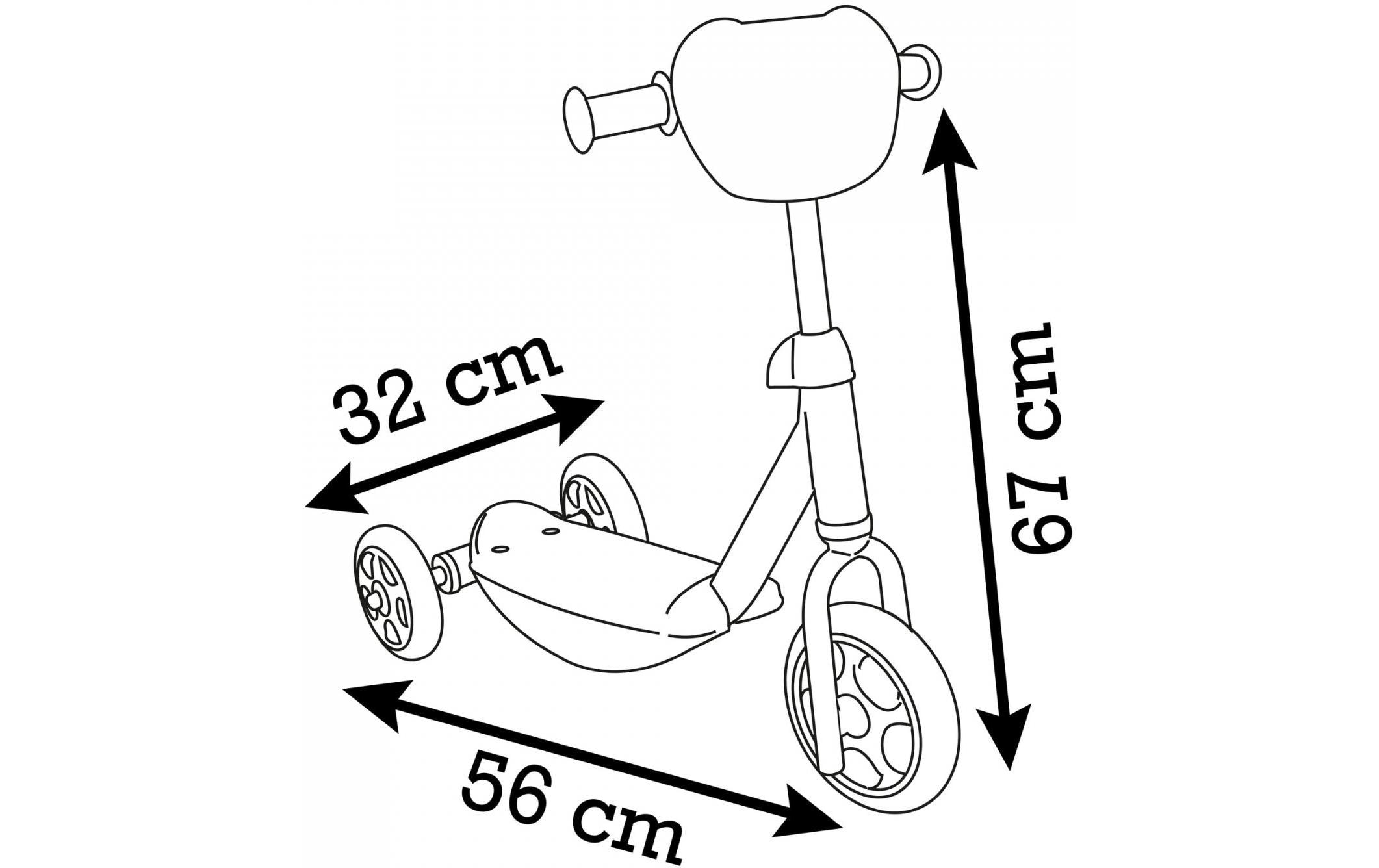 Smoby Stitch Roller, 3 Räder