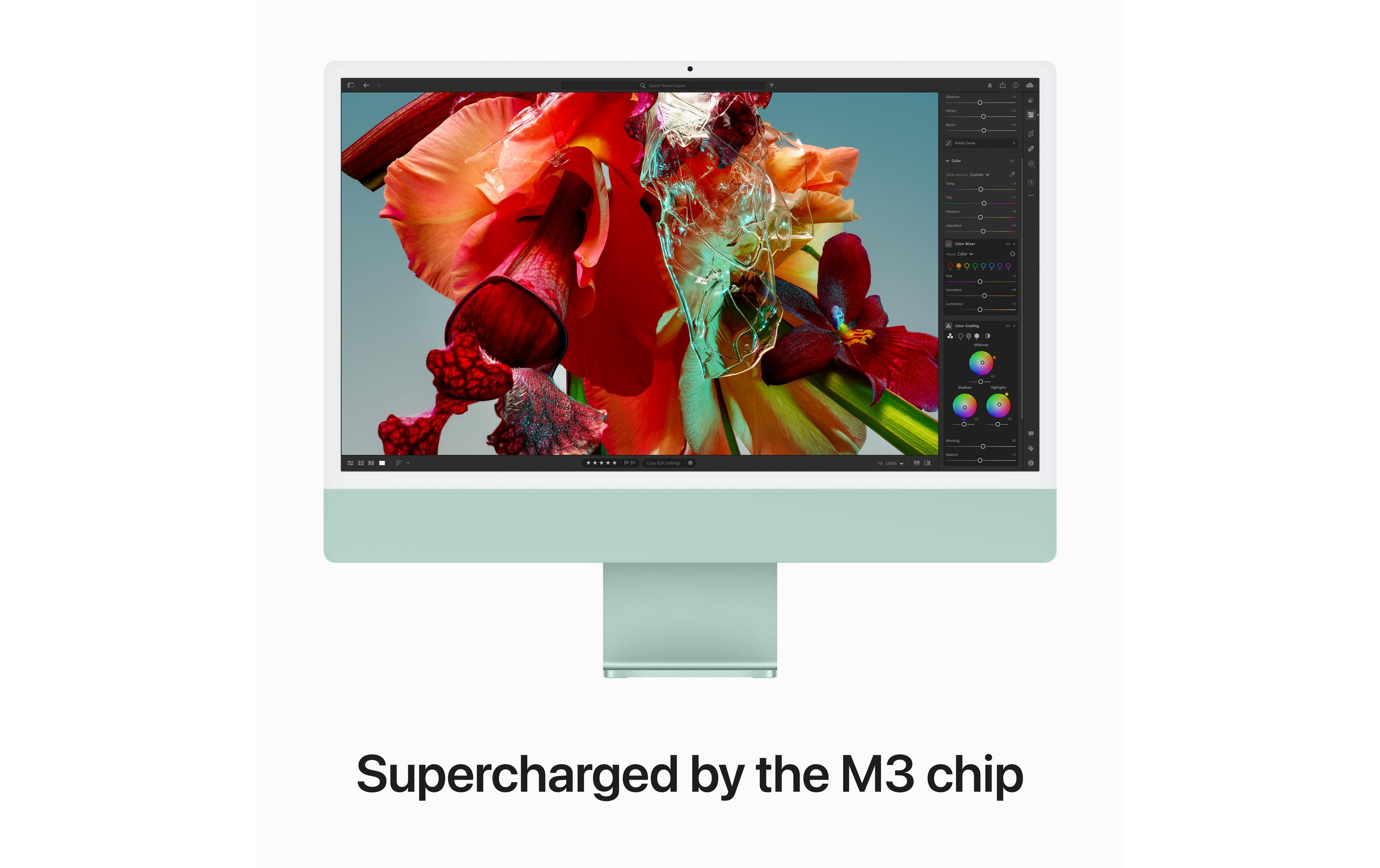 Apple iMac 24 M3 10C GPU / 256 GB / 8 GB Grün