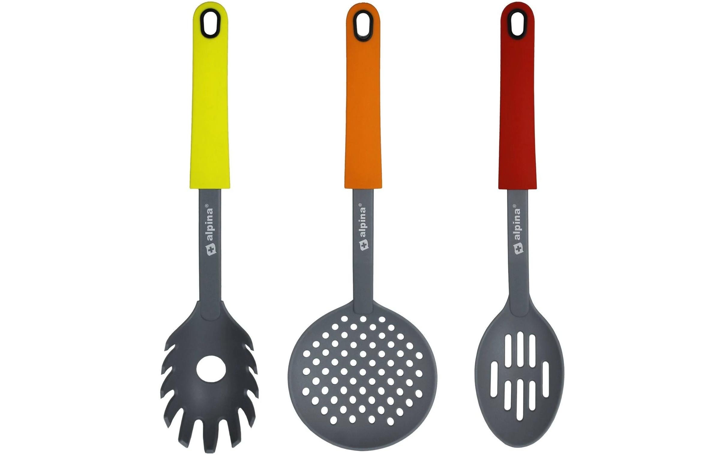 alpina Küchenutensilien mit Ständer Mehrfarbig alpina Küchenutensilien mit Ständer Mehrfarbig