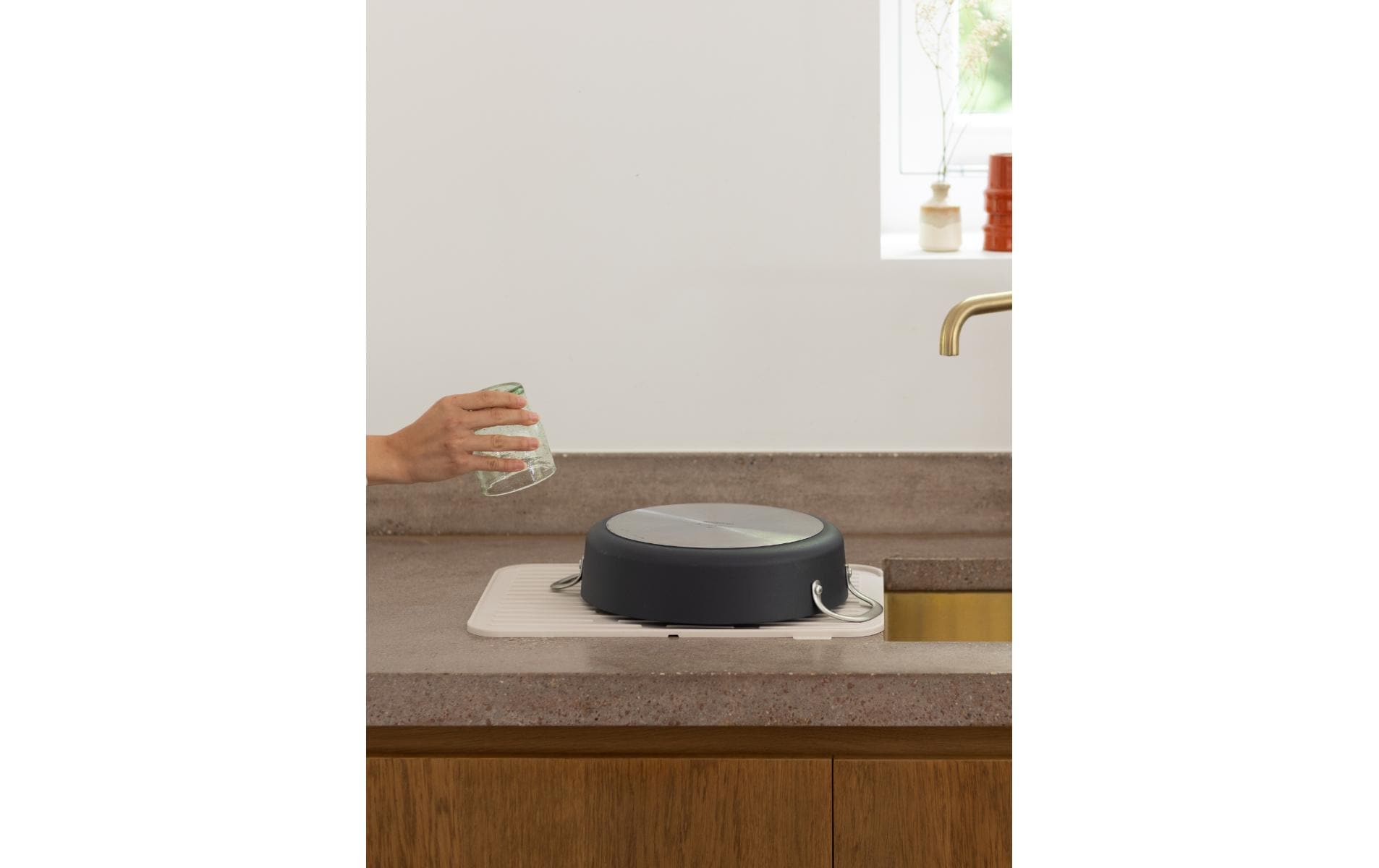 Brabantia Abtropfmatte Beige