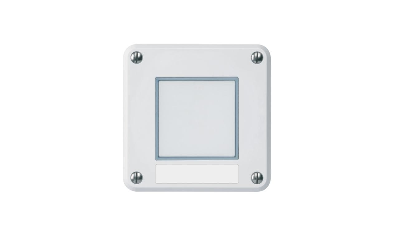 Hager Sonnerie-Taster Robusto UP, Weiss