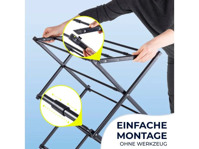 EASYmaxx Wäscheständer 12 m
