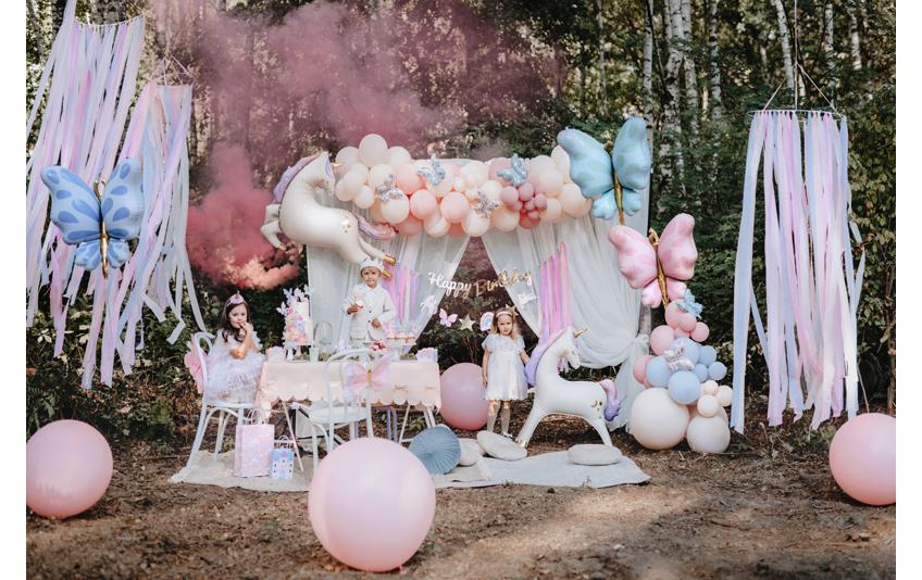 Partydeco Folienballon Einhorn farbig, 113 x 83 cm