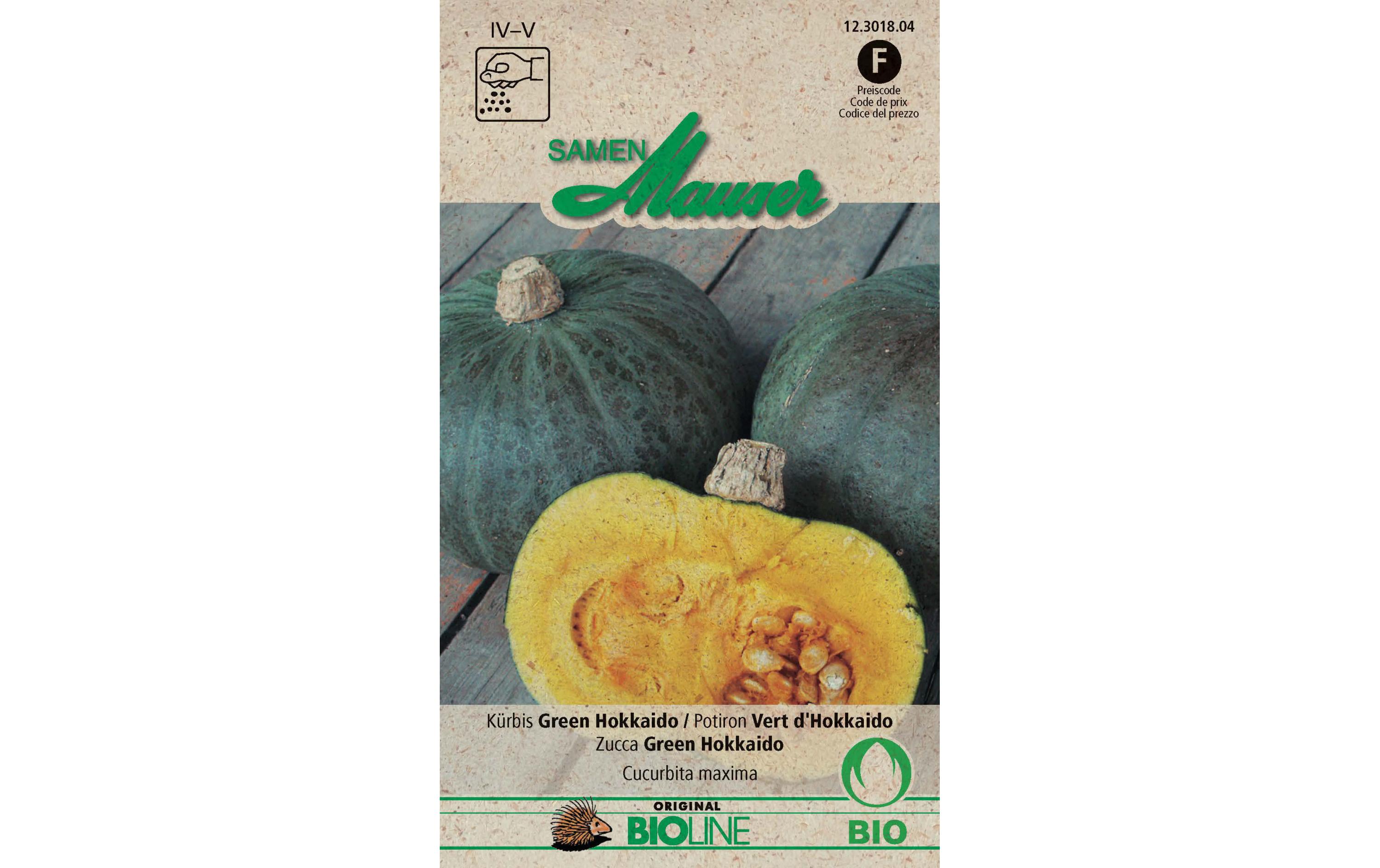 Samen Mauser Samen Kürbis Green Hokkaido Samen Mauser Samen Kürbis Green Hokkaido