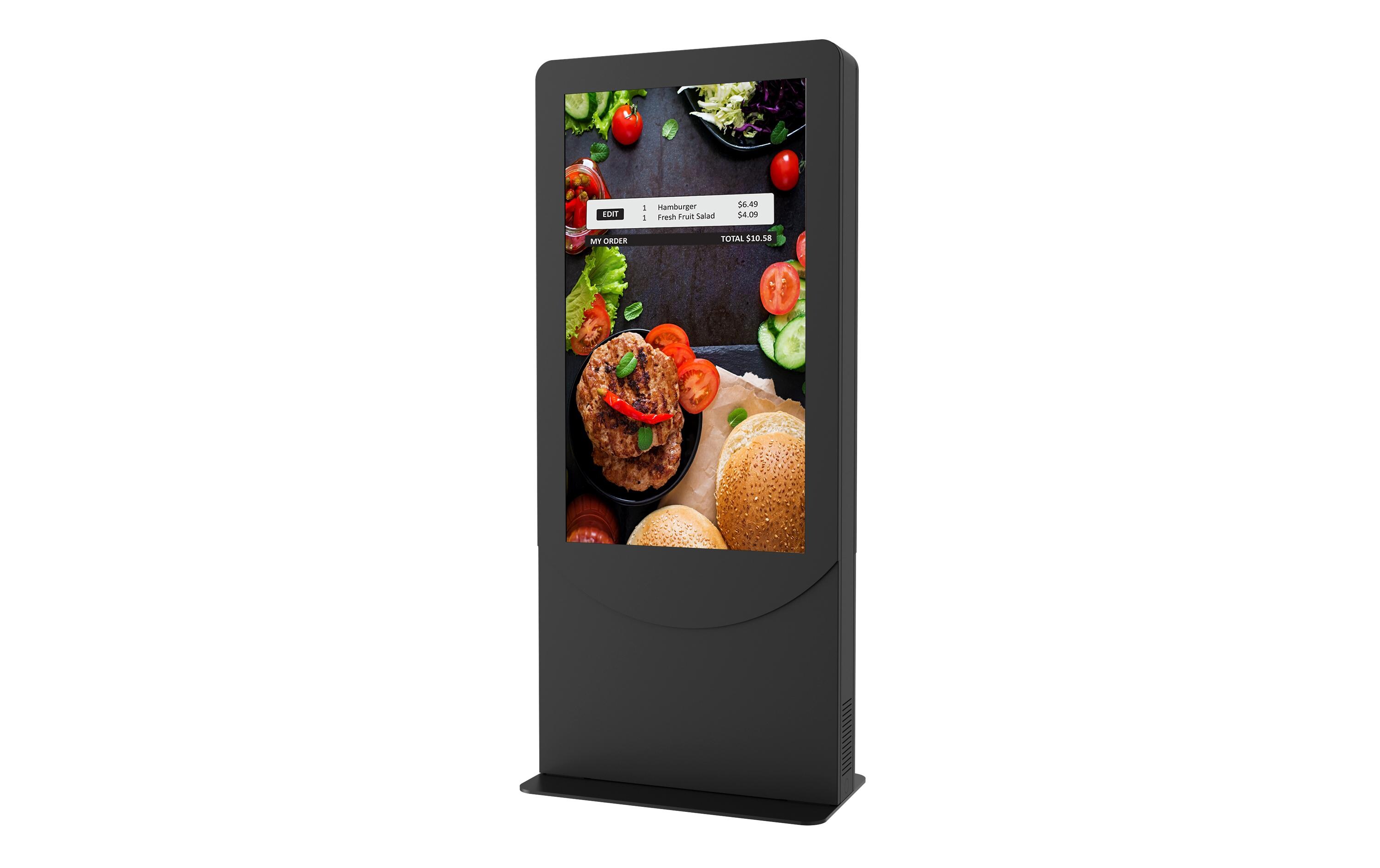 Peerless-AV Kioskrahmen KIPC2555B-3-EUK Schwarz, für 55