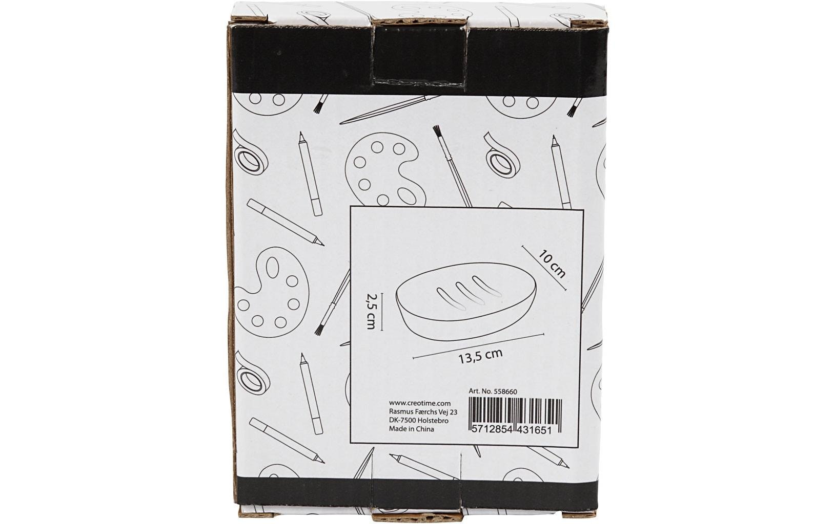 Creativ Company Seifenschale 10 x 2.5 x 13.5 cm, 1 Stück