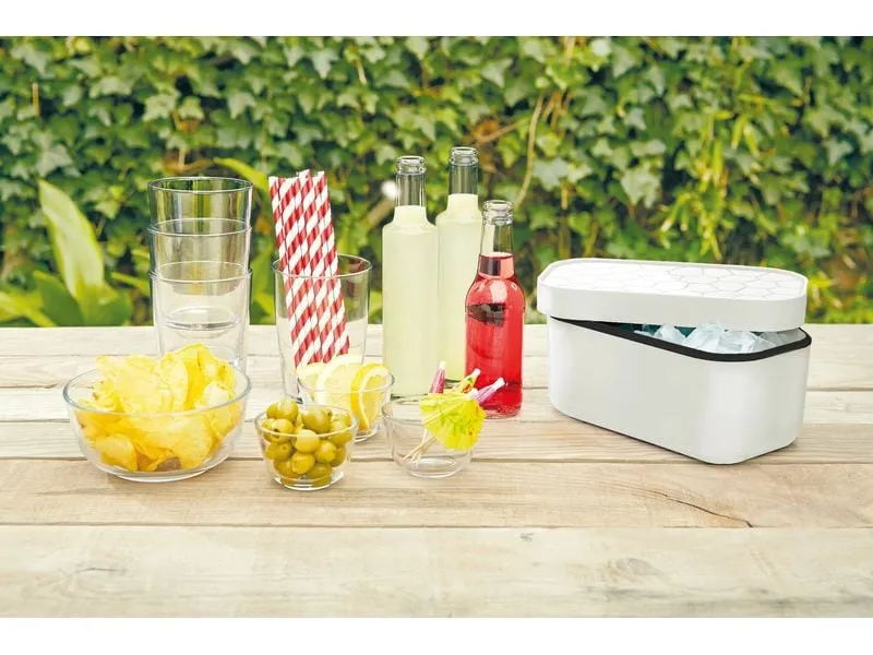 Lékué Eiswürfelbox Weiss