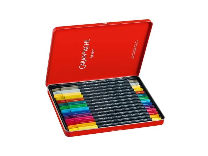 Caran d'Ache Filzstift Fibralo Brush 15 Stück Caran d'Ache Filzstift Fibralo Brush 15 Stück